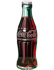Insegna porcellana coca cola - porcellana,