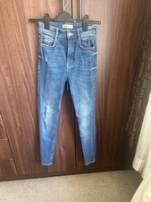 Jeans skinny ZARA vita alta
