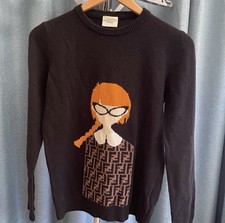 Maglione lana Fendi FF top