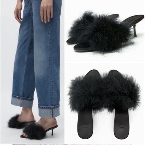Zara feather sandals - zara, eu