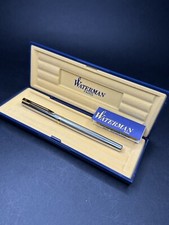 Penna stilografica Waterman Paris vintage Made in France color argento/oro