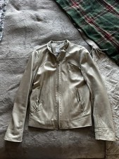 ZARA Giacca in vera pelle di