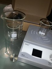 HYCC Digital agitatore magnetico **COME NUOVO** Compreso di Set di Becher