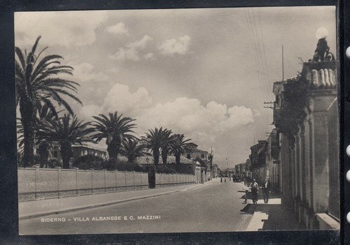 Cartolina siderno villa - siderno,