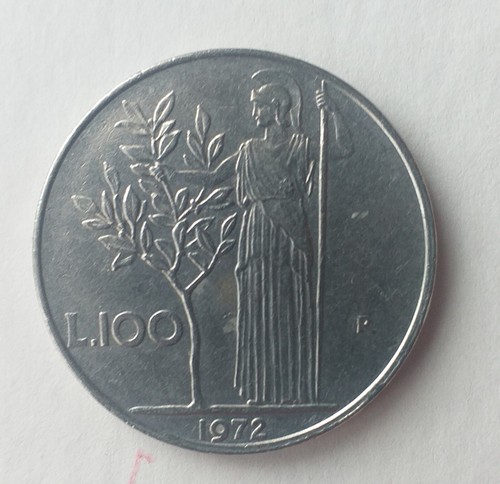 Moneta 100 lire - 100, 1972