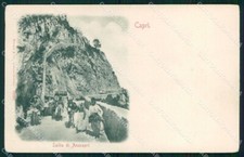 Napoli Capri Salita Anacapri Stengel 11250 cartolina MX1158