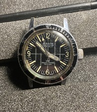 sicura Submarine 200 (breitling)17jewels swiss Cal.Sic super rare Watch Version