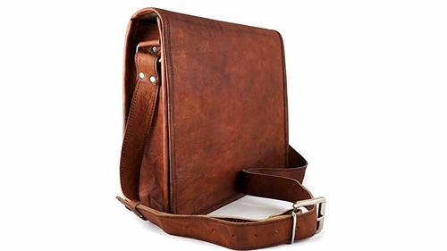 Borsa messenger pelle cuoio - in,