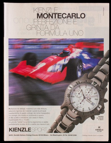 Pubblicità orologio kienzle - pubblicitÀ,