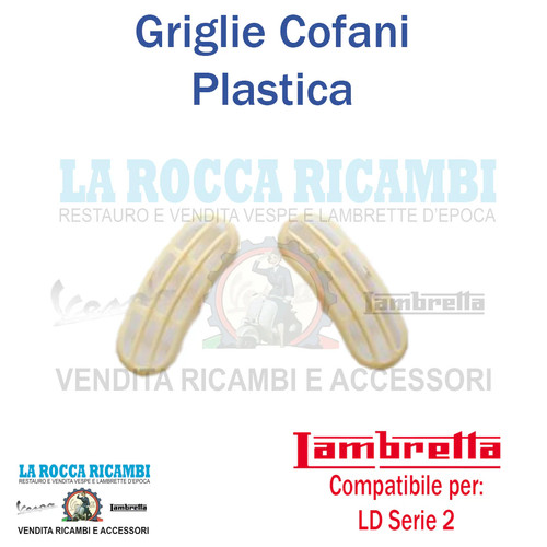 Griglie ovali plastica - di,