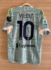 MAGLIA JUVENTUS MATCH WORN YILDIZ 10 SERIE A 2025 2026 AWAY SHIRT