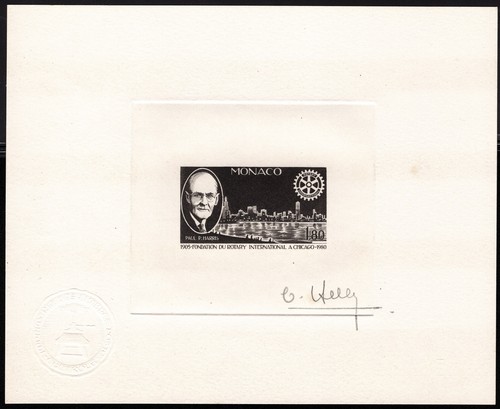 Monaco épreuve proof signé - monaco,
