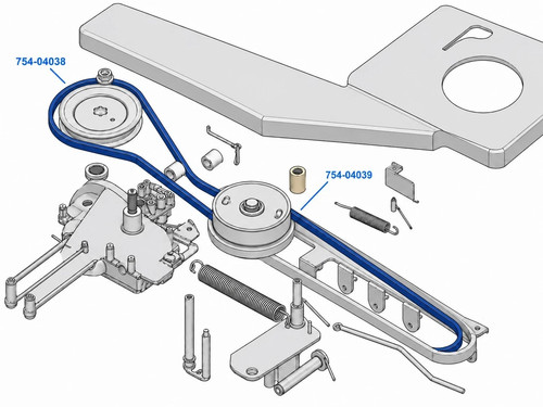 Cinghia trapezoidale per - , mtd