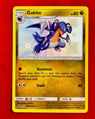 Lotto carte pokemon gabite - lotto,