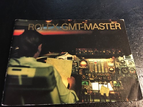 Rolex booklet gmt master 1989 - rolex,