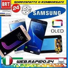 DISPLAY LCD+TOUCH SCREEN OLED PER SAMSUNG GALAXY J7 2016 SM-J710 SCHERMO VETRO