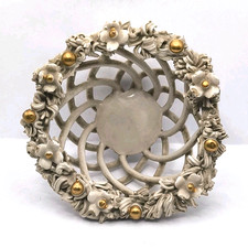 Soprammobile ceramica dorato - ceramica,