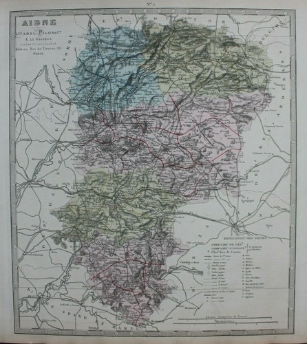 Aisne laon francia carta - laon,,
