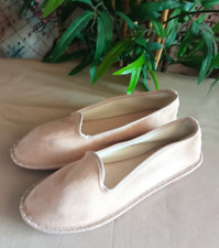 Scarpe modello friulane donna basse ballerine espadrillas beige