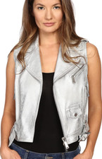 Gilet donna DSQUARED2 argento