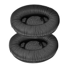 Cuscino cuscinetti auricolari in tessuto/pelle+schiuma per Sennheiser RS120/HDR120/RS100/RS115/RS119