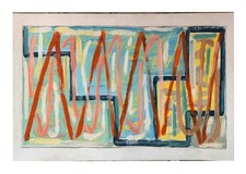 Quadro astratto dipinto - quadro, a