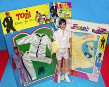 Toni Tennis Bambola Alla Moda 29cm Con 2 Frank Outfits 1970s Barbie Petra Ken