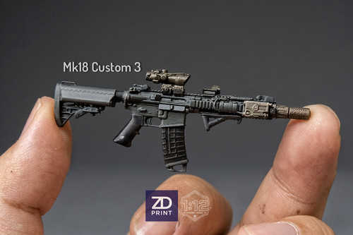 Fucile mk18 scala colore - fucile, 1/12