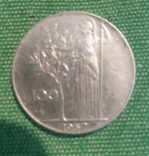 Moneta 100 lire del 1957