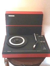 VINTAGE  GIRADISCHI   PORTATILE   PHILIPS  603     STEREO A VALIGETTA  ANNI 70 