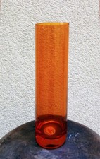 Vaso cilindrico vetro arancio