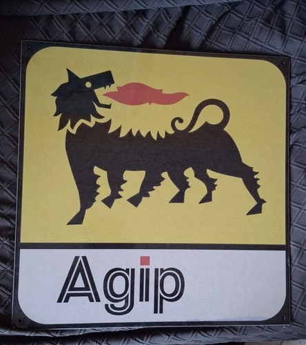 Agip insegna ottimo stato - insegna,