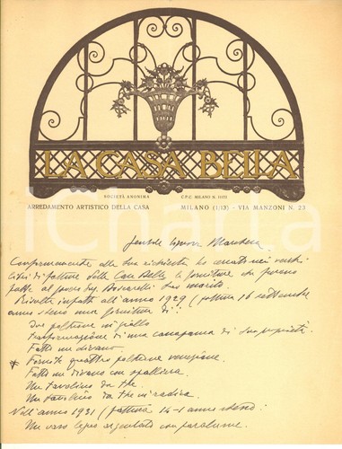 1947 milano via manzoni - milano,