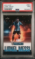PSA 9 Lionel Messi 2023 Foglia #RIB11 Trofei di carte collezionabili rare reimmaginate #1/632