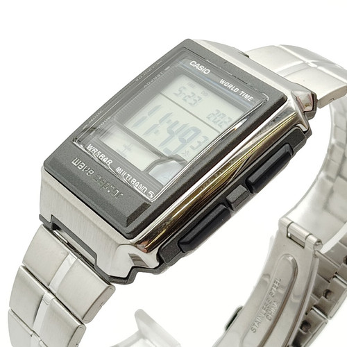 Orologio digitale uomo argento