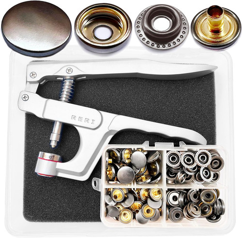 Set bottoni pressione con - set,