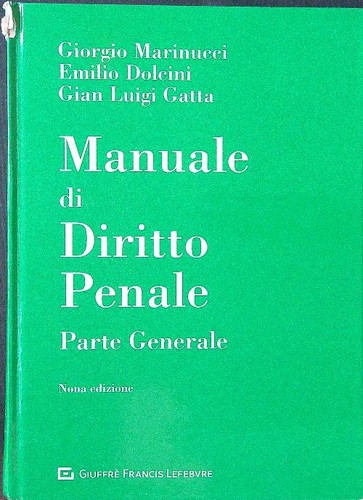 Manuale diritto penale - manuale, di