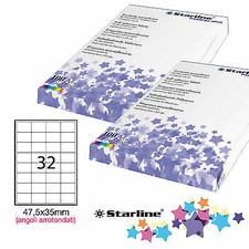 Etichetta Adesiva Bianca 100Fg