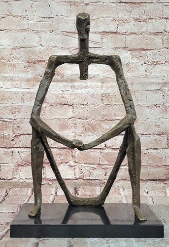 Statuina uomo bronzo - , stile