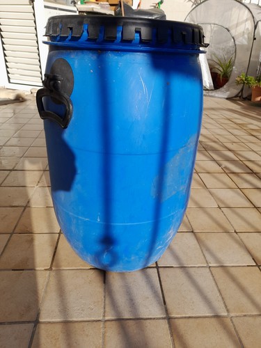 Fusto polietilene azzurro a - in,