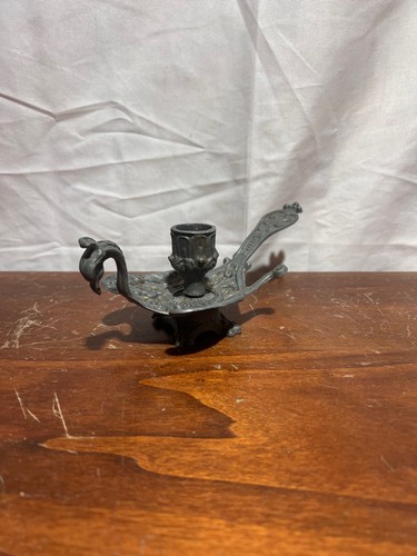 Bugia vintage peltro - bugia, a