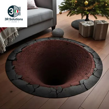 Tappeto Illusione 3D Golden