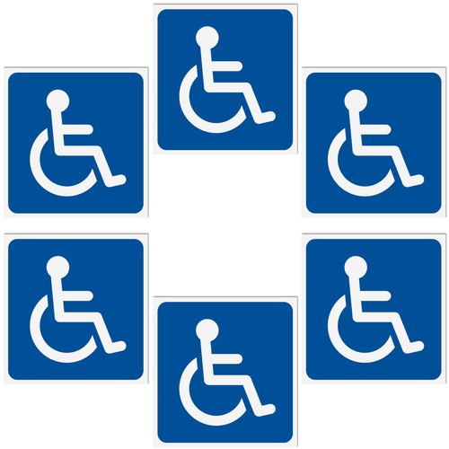 Adesivi disabili invalidi - adesivi,