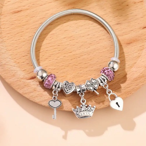 Bracciale con ciondolo chiave