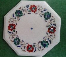 12 " Marmo Tavolino Floreale