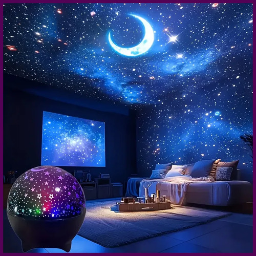 Proiezione stelle luna luce - stelle,