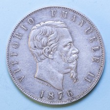 VITTORIO EMANUELE II 5 LIRE