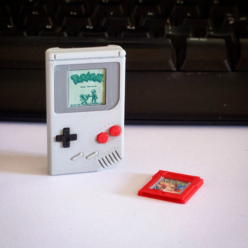 Printed nintendo game boy - printed,