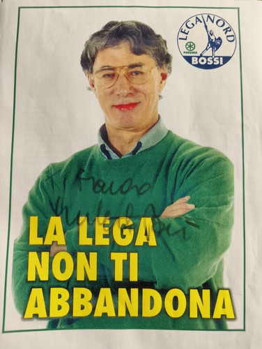 Lega nord autografo umberto - lega,
