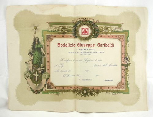 Diploma socio sodalizio - diploma,